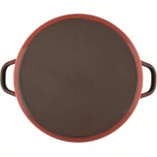 MENAX - Cacerola Fuego Inducción de Acero con Esmalte Ecológico con Tapa - Made in Spain - 20cm - Ver 4