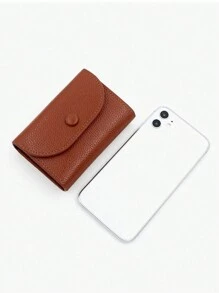 简约零钱包便携式零钱包采用柔软皮革纹理大容量多功能钱包卡包女士钱包迷你钱包钱包小钱包 - 彩色 - 查看 7