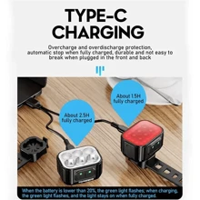 NetHong Bike Light Set, Super Bright USB Rechargeable Bicycle Lights,Waterproof Mountain - Black - View 6