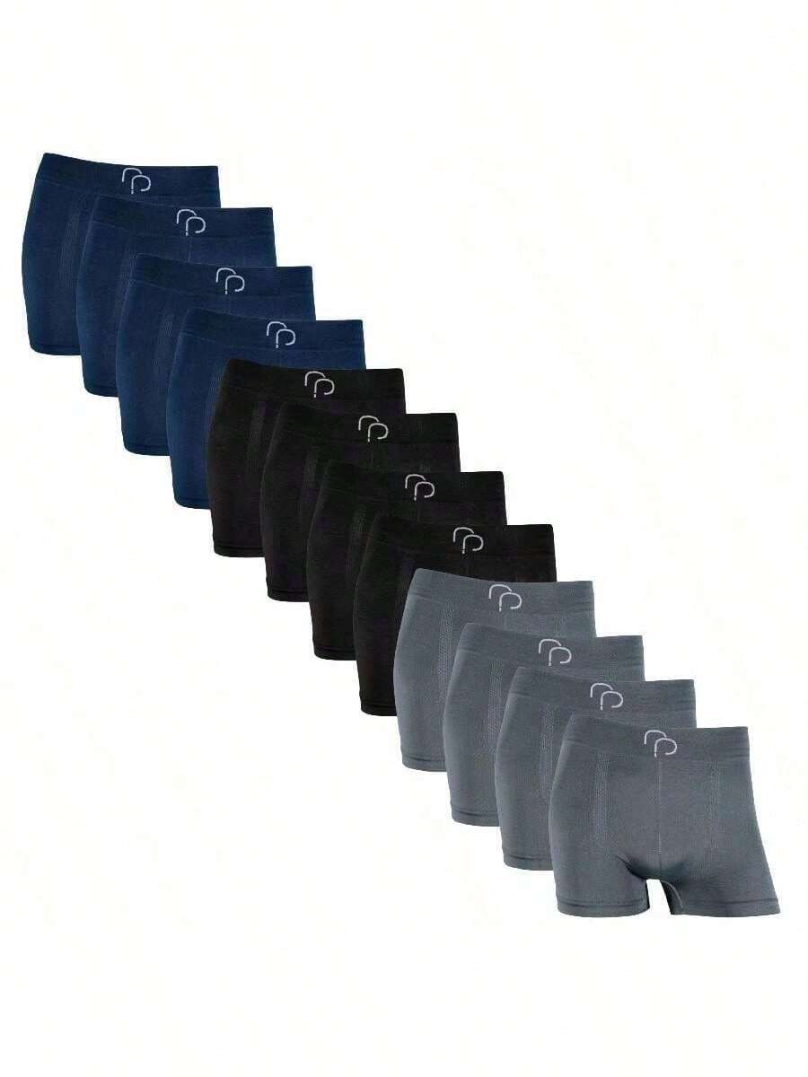 Rafa Parize Kit 12 Men's Boxer Briefs RP Original Adult Premium - Multicolor - View 1