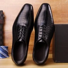 Men's Business Double Elastic Gores Simple Chelsea Boots, Fashionable British Style