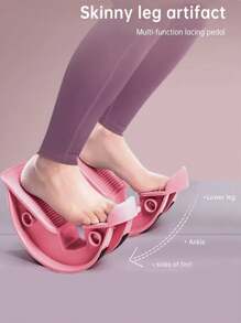 1pc Calf Stretching Slanted Pedal Achilles Tendon Ankle Stretcher Standing Fitness Stretching Wheel Balance Training Pedal For Home Use - Multicolor - View 2