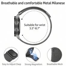 22mm Magnetic Loop Band Compatible With Redmi Watch 5 Active Stainless Steel Bracelet Watchband Compatible With Redmi Watch 5 Lite Metal Strap