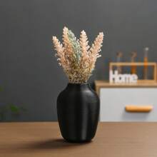 1 pieza Jarrón de flores pequeño de plástico, jarrón de flores minimalista moderno, soporte creativo para flores para mesa de comedor, sala de estar, balcón, estudio, oficina, exhibición, decoración del hogar, decoración de habitación, jarrón de vidrio