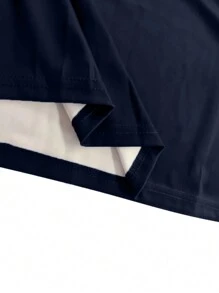 Men's Casual Colorblock Stripe Pattern Polo Shirt, Suitable For Commuting - Multicolor - View 5