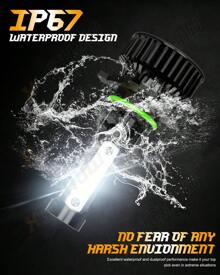 XWQHJW 2* Super Bright 6000K 10000LM IP67 Waterproof Cool White LED Headlight 9005 9004 H7 H11 Hi/Low Beam Kit  Easy To Install And Plug And Play, Halogen Lamp Substitute, Equipped With Two T10 Small Lights,Fit For Suzuki SX4 2007 2008 2009 2010 2011 2012 2013 Model