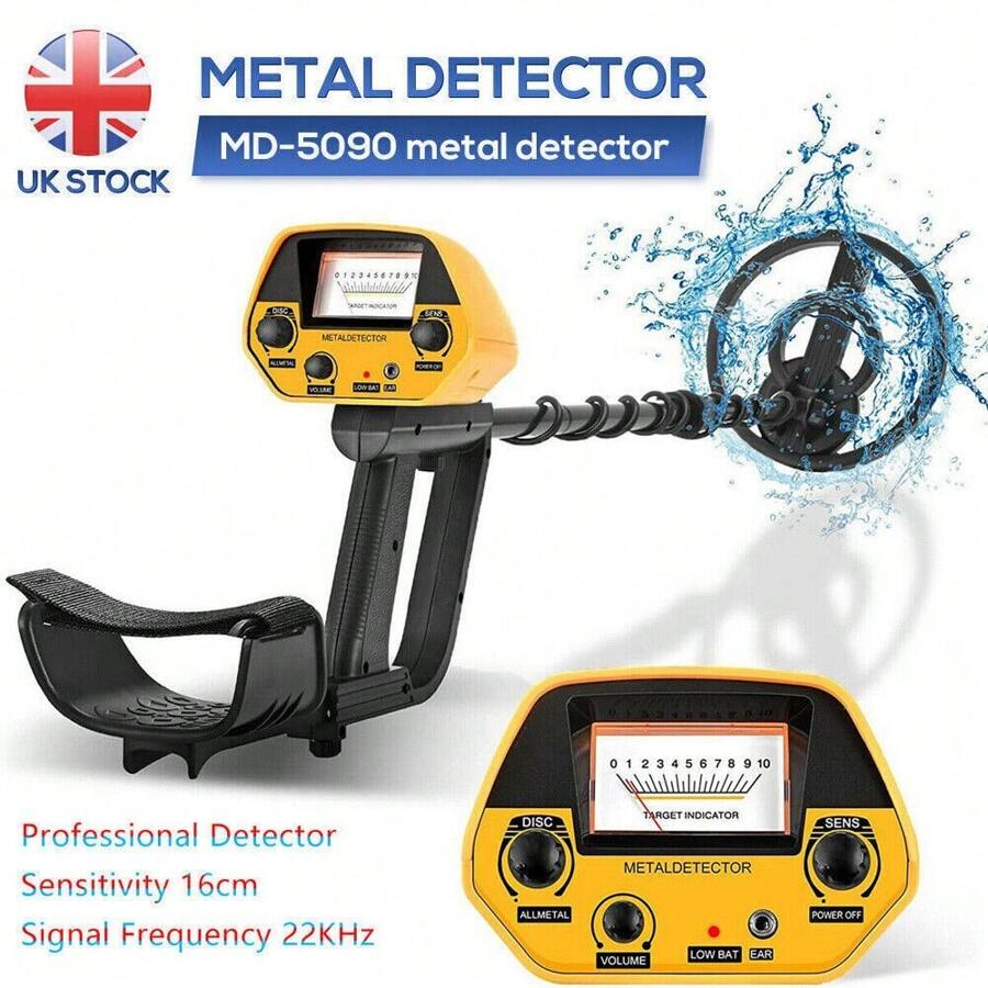 Deep Underground Metal Detector Professional Hunt Treasure Gold Coins Waterproof - 1pcs - View 1