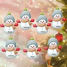 1 Pc Personalized Christmas Ornaments, Custom Christmas Decorations With Name, Christmas Tree Decorations, Christmas Ornaments Set, Christmas Decorations Indoor, Christmas Decorations For Tree, Cute Christmas Decor For Family, Personalized Christmas Gifts.Personalized Gifts For Women, Men, Mother, Father, Multi-Functional, Adjustable, Waterproof, Anti-Mold - Multicolor - View 10