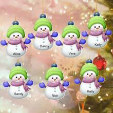 1 Pc Personalized Christmas Ornaments, Custom Christmas Decorations With Name, Christmas Tree Decorations, Christmas Ornaments Set, Christmas Decorations Indoor, Christmas Decorations For Tree, Cute Christmas Decor For Family, Personalized Christmas Gifts.Personalized Gifts For Women, Men, Mother, Father, Multi-Functional, Adjustable, Waterproof, Anti-Mold - Multicolor - View 40