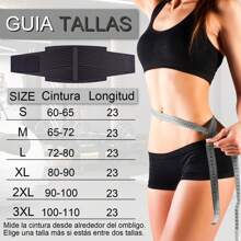 SHIXIONG Waist Trainer For Women, Waist Trimmer Belt For Women, Adjustable Waist And Back Support Girdle, Suitable For Fitness, Sports And Fat Loss - 黑色 - 查看 6