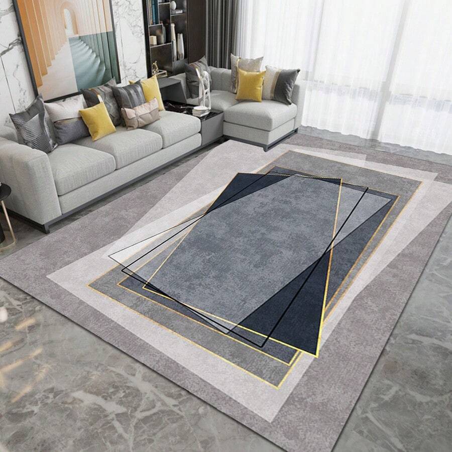 Elegant Style Indoor Decorative Rug, Faux Wool Material Indoor Carpet, Living Room Rug, Sofa Rug, Bedroom Rug, Anti-Slip Bedside Rug, Dining/Kitchen Rug, Office Chair Pad, Entrance Mat, Outdoor Picnic Blanket, Baby Crawling Soft Rug, Outdoor Camping Mat Gifts Birthday Graduation