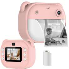 儿童即时打印相机，适合作为 3-8 岁儿童的圣诞节和生日礼物，以及适合 3、4、5、6、7、8、9 和 10 岁女孩的便携式玩具即时相机