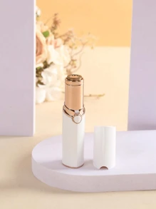 Depiladora facial indolora para mujeres - Elimina instantáneamente el vello del mentón, las mejillas, el labio superior, las cejas - Funciona con pilas