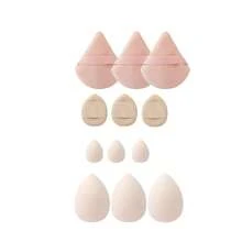 14-Piece Makeup Brush Set With Powder Puff And Beauty Sponge, High-Quality Synthetic Brushes For Liquid Foundation, Blending, Beauty Sponge Mixer, Powder Puff For Liquid, Cream, Powder, Concealer, Etc.