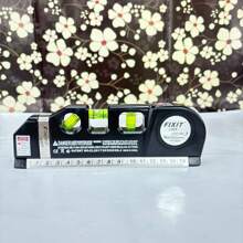 Nivel Laser Nivel Burbuja 3 Modos Flexometro De 5m - Negro - Ver 2