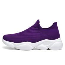 frysen Baskets à enfiler pour femmes baskets en mousse à mémoire de forme chaussures de sport chaussures à enfiler confortables taille 35-43