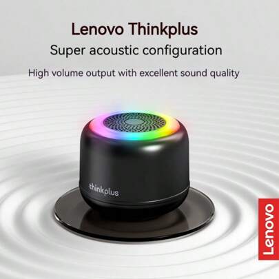 Lenovo Thinkplus Bluetooth Speaker K14PRO Bateria de longa duração, luzes brilhantes, aparência requintada