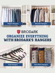 10 Stück hochwertige Samt-Kleiderbügel - weich und rutschfest, Anti-Rutsch-Design und erhöhte Schultern, perfekt für Kleiderschrank-Organisation und Kleideraufbewahrung - geeignet für Anzüge und Mäntel