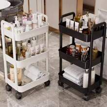 Kitchen Storage Rack Multi Functional Home Accessories Mobile Rack Shopping Cart Bookshelf Beauty Salon Storage Cart