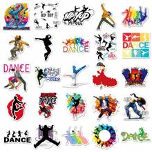 50pcs Street Dance Stickers Cool Room DIY Waterproof Decoration Suitable For Mobile Phone Computer Wall Skateboard Water Cup Window, Teens Small Gift