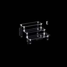 1 Set Multi-Functional Acrylic Cosmetic Display Rack, Modern Minimalist Transparent Showcase For Items, Suitable For Bedroom, Living Room, Kitchen,For Holiday Beach, Bathroom Collection, Bedroom Collection, Large Capacity