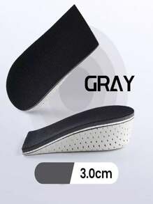 1 Pair Unisex Height Increasing Hidden Insole, Non-Fatigue Inserts To Prevent Foot Sinking