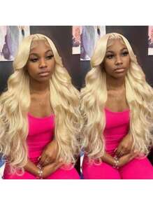 BINF 613 Blonde 4x4 Transparent Lace Closure Human Hair Wigs For Women 20-30Inch Body Wave 4x4 Closure Wigs Human Hair Brazilian Remy Hair Wig - Blonde - View 8