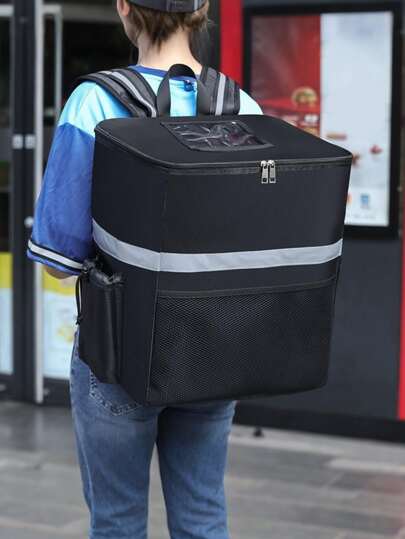 Sac isotherme extra-large de 35 L, boîte réfrigérante, sac à dos pour la livraison d'aliments frais, sac isotherme portable pour l'été, les voyages, les vacances, l'école, le camping et les activités de plein air. Sac isotherme, boîte à lunch pour femmes.