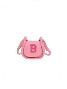 A Mini Casual, Versatile And Simple Solid Color Diy Pu Material Diagonal Shoulder Bag With 26 A-Z Letters. You Can Think Of It As A Lipstick Coin Purse That Be Worn On One Or Cross-Body. Suitable For Teen To Use When School, Traveling Shopping. Christmas, Thanksgiving, Valentine's Day, Friday Gifts. The Best Gift. - Multicolor - View 16