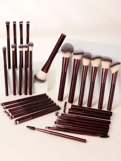 32/20/15pcs Makeup Brush Set Soft Makeup Brush Sets Cosmetic Brush Beauty Brushes Foundation Brush Power Makeup Brush BlushBrush Concealer Brush Highlighter Brush Ultra-Soft Premium Synthetic Hair For Daily Makeup On Face
