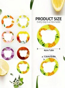 1 件，运动水壶，带 1 个随机熊形调味豆荚，0 糖和 0 卡路里调味杯，便携式饮水壶，非常适合生日、复活节、母亲节礼物、健身、跑步、户外 - 彩色 - 查看 4