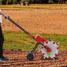 HOHOBLA Manual Seeder, Garden Push Seeder Planter With 7 Nozzles, 23cm Spacing, Row Planter Corn Planter Seeder For Soy Peanut Corn Cotton Soybean - Red - View 9