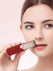Depiladora facial indolora para mujeres - Elimina instantáneamente el vello del mentón, las mejillas, el labio superior, las cejas - Funciona con pilas