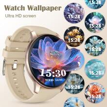 Hot 2025 New 1.3" Round Full Touch Smart Watch For Men & Women, Calling, Step Counting, Multi-Sport Modes, Call & Message Reminder, Multifunctional Smartwatch, Mother's Day Gift, Compatible With Android/IOS Phones