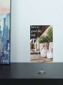 5/10/20 件金色桌号卡夹心形桌面照片夹桌画架座位卡夹用于纸质菜单夹以及收藏绿植水彩座位卡用于婚礼或派对座位桌卡可折叠 3.54 英寸 * 3.93 英寸情人节派对用品（金色银色） - 銀色 - 查看 2