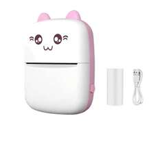 Label Maker - Portable Thermal Label Printer, Wireless Label Maker Machine Mini Sticker Printer With Rolls Thermal Label Paper, Mini Sticker Printer With Multiple Templates For Phone