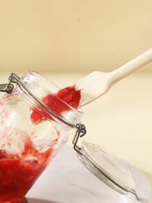 3pcs/1pc Berry Spoon Jar Scraper Long Handle Rubber Scraper Non-Stick Silicone Scraper Kitchen Silicone Scraper With Stainless Steel Core, Ideal Tool For Cooking, Baking, Stirring And Mixing, Silicone Non-Stick Kitchen Spoon Can Be Used For Stirring, Scooping And Mixing, Stirring Thick Batter, Scraping Sauce, Stirring Pasta, Etc. Dishwasher - Multicolor - View 3