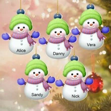 1 Pc Personalized Christmas Ornaments, Custom Christmas Decorations With Name, Christmas Tree Decorations, Christmas Ornaments Set, Christmas Decorations Indoor, Christmas Decorations For Tree, Cute Christmas Decor For Family, Personalized Christmas Gifts.Personalized Gifts For Women, Men, Mother, Father, Multi-Functional, Adjustable, Waterproof, Anti-Mold - Multicolor - View 18