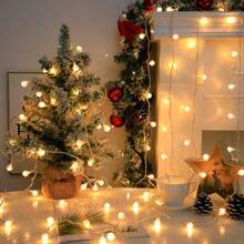 3M20lights LED Bubble Ball Light System Indoor And Outdoor Garden Courtyard Path Decoration Christmas Wedding Eid Mubarak Happy Arrangement(Battery Not Included), Solar Lights Outdoor - Multicolor - View 5