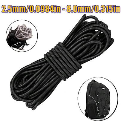 10 Meters Strong Elastic Rope Bungee Shock Cord Stretch String For DIY Jewelry Making Outdoor Project Tent Kayak Boat Backpack