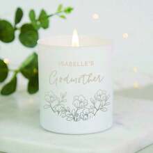 1pc 8x9cm Personalized Engraved Illuminating Candle Holder (Candle Not Included), Custom Wedding Gift For Newlyweds And Couples, Waterproof Design, Elegant Tabletop Decoration - White - View 3