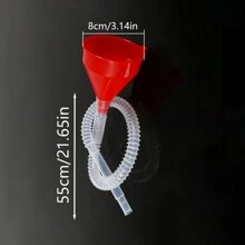 Special Refueling Funnel For Cars, Plastic Funnel For Adding Engine Oil, Motorcycle Oil Adding Funnel, Gasoline And Urea Solution - Multicolor - View 7