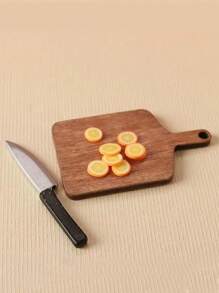 5pcs Mini Kitchen Cutting Board, Dollhouse Food Accessories, Steak Coasters, Mini Models, Halloween/Thanksgiving/Christmas Gifts