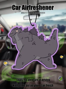 可爱卡通形象“金刚和”设计汽车空气清新剂和后视镜装饰 - 持久香味，为车内带来清新诱人的氛围，是送给朋友的理想礼物