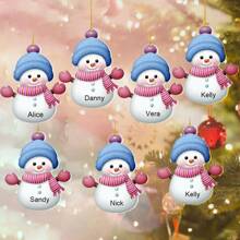 1 Pc Personalized Christmas Ornaments, Custom Christmas Decorations With Name, Christmas Tree Decorations, Christmas Ornaments Set, Christmas Decorations Indoor, Christmas Decorations For Tree, Cute Christmas Decor For Family, Personalized Christmas Gifts.Personalized Gifts For Women, Men, Mother, Father, Multi-Functional, Adjustable, Waterproof, Anti-Mold - Multicolor - View 24