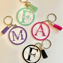1 Foto, Tekst Gepersonaliseerde Acryl Sleutelhanger, Sleutelhanger, Transparante Acryl Ronde Acryl Sleutelhanger. Huwelijksgeschenken, Jubileumgeschenken, Thuisgeschenken, Moederdaggeschenken, Vaderdaggeschenken, Geschenken voor moeder/vader, Geschenken voor hem/vriend/echtgenoot, Geschenken voor haar/vriendin/echtgenote