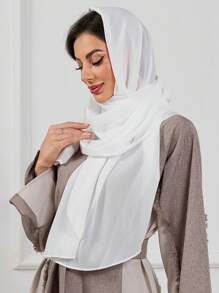 Ultrasoft Satin Abaya Arabic Muslim Women Dubai Slplit Sleeve Open Abaya Middle East Vacation Party Clothing Fashion Kaftan Turkey Robe,Modest - A - View 12