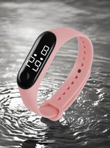 1 pièce Montre numérique étanche à écran tactile LED pour femmes, parfaite pour un usage quotidien et les sports
