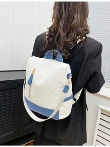 Large Capacity Anti-Theft Travel Backpack, Safety Design, Lightweight, Two-Way Shoulder Bag For Travel, School & Daily Commute - Multicolor - View 7