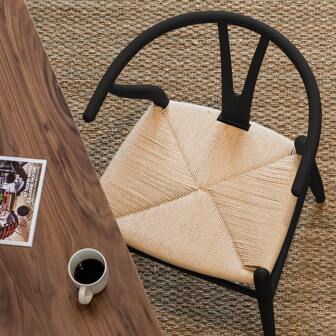 2 Packs Of Solid Wooden Dining Wishbone Chairs Limited Offer